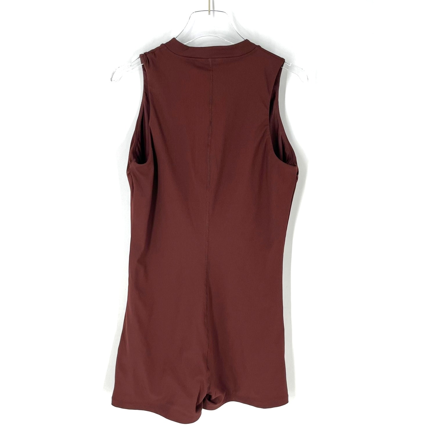 Abysse Joyce Zip Front Swimsuit Romper Brown Xxl — image 2 of 6